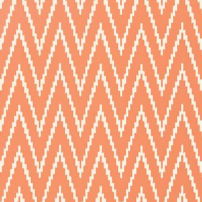 Schumacher Wallpaper KASARI IKAT TERRA COTTA