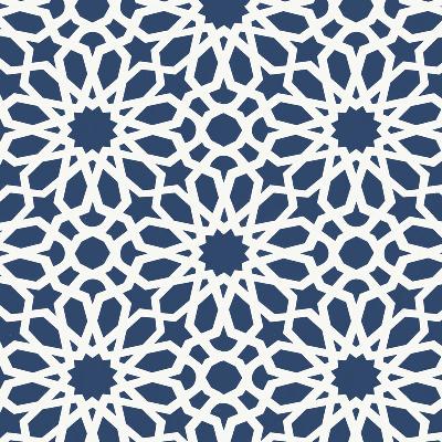 Schumacher Wallpaper AGADIR SCREEN LAPIS