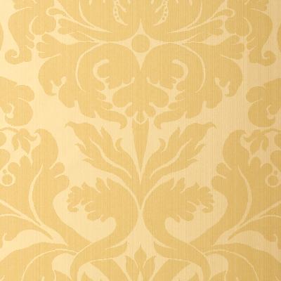 Schumacher Wallpaper FIORELLA DAMASK YELLOW
