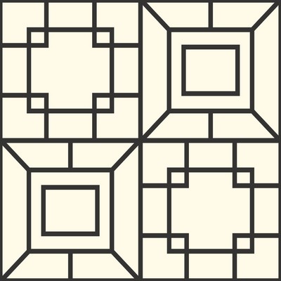 York Wallcovering Theorem Wallpaper black/white