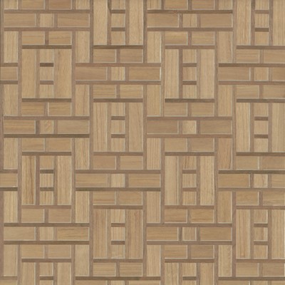 York Wallcovering Teahouse Panel Wallpaper Brown