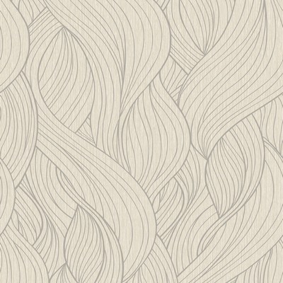 York Wallcovering Mixed Metals Skein Wallpaper white/silver