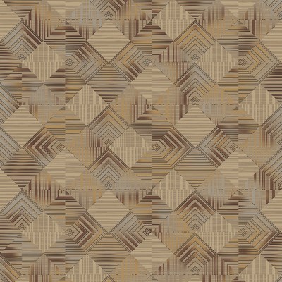 York Wallcovering Mixed Metals Navajo Wallpaper gray/red/gold 