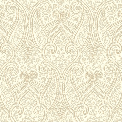York Wallcovering Luxury Paisley Wallpaper cream, light grey, beige