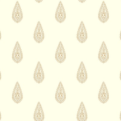 York Wallcovering Luxury Teardrop Wallpaper off-white, metallic gold, metallic silver