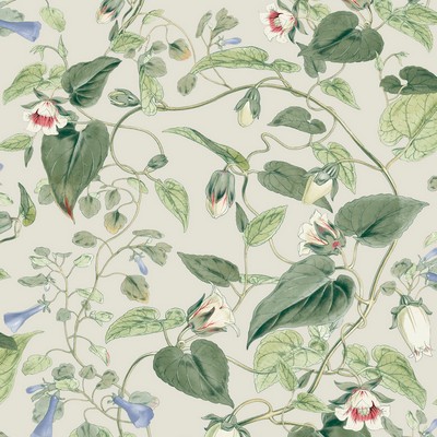 York Wallcovering Moon Flower Light Taupe