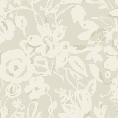 York Wallcovering Brushstroke Floral Taupe
