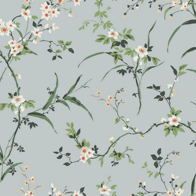 York Wallcovering Blossom Branches Light Grey