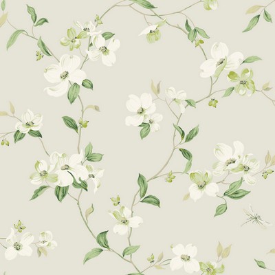 York Wallcovering Dogwood Light Grey