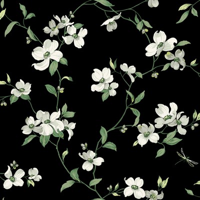 York Wallcovering Dogwood Black