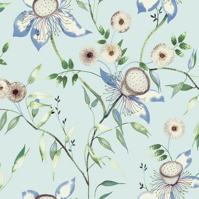 York Wallcovering Dream Blossom Light Blue
