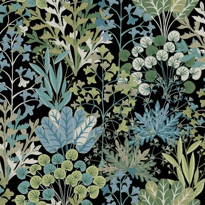 York Wallcovering Forest Floor Black