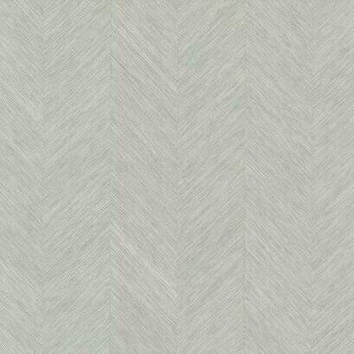 York Wallcovering Metallic Chevron Wallpaper Gray