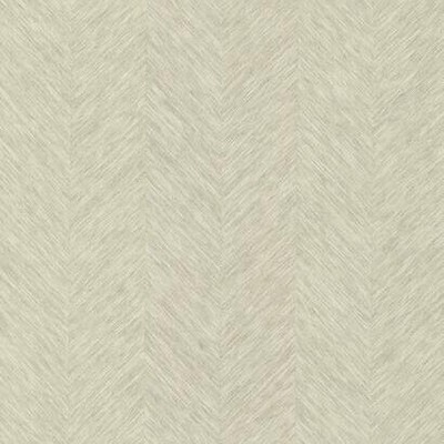 York Wallcovering Metallic Chevron Wallpaper Cream