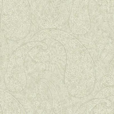 York Wallcovering Kashmir Dreams Paisley Wallpaper Off White