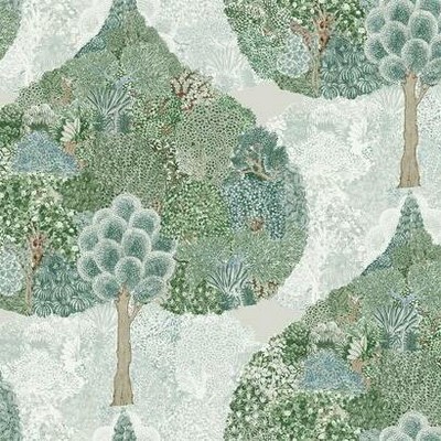York Wallcovering Mystic Forest Wallpaper Green/Teal