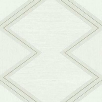 York Wallcovering Diamond Twist Wallpaper White/Cream
