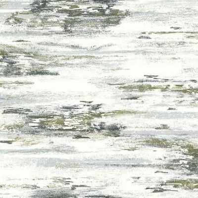 York Wallcovering Birch Bark Texture Wallpaper Black/Gold