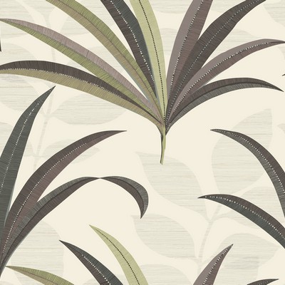 York Wallcovering El Morocco Palm Wallpaper Beiges