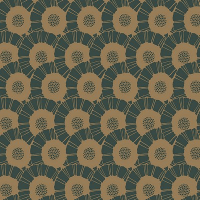 York Wallcovering Coco Bloom Wallpaper Metallics