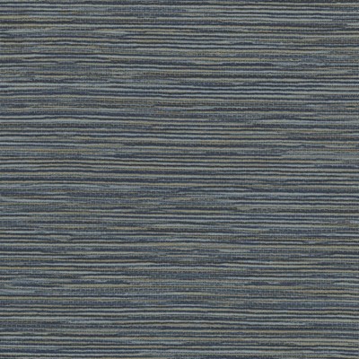 York Wallcovering Ramie Weave Wallpaper Dark Blue