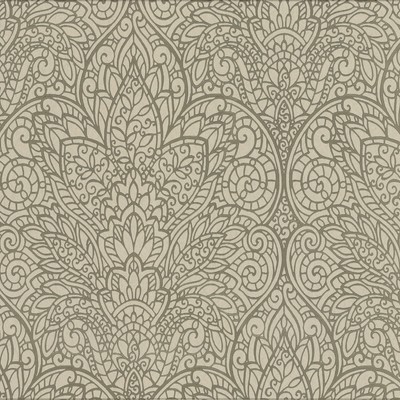 York Wallcovering Paradise Wallpaper brown/metallic copper