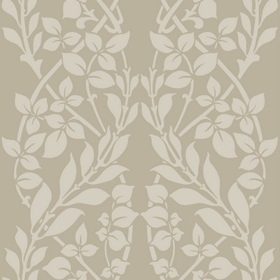 York Wallcovering Botanica Wallpaper brown/metallic gray