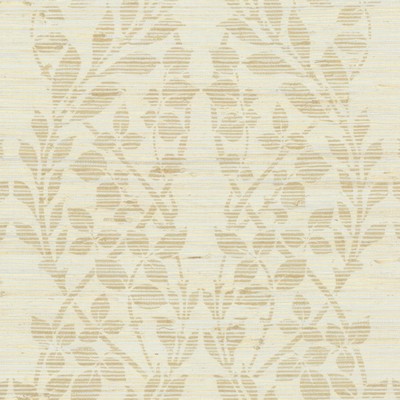 York Wallcovering Botanica Organic Wallpaper gold metallic/silver metallic/brown