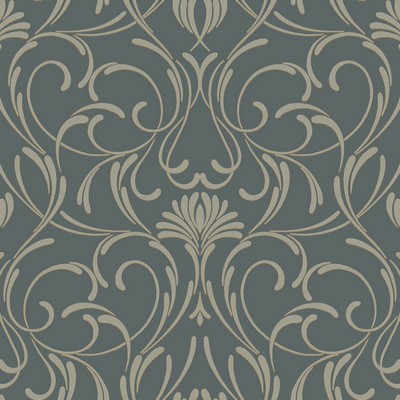 York Wallcovering Amour Wallpaper black/gray