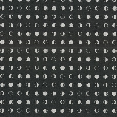 York Wallcovering Lunar Wallpaper - Black/Silver Blacks