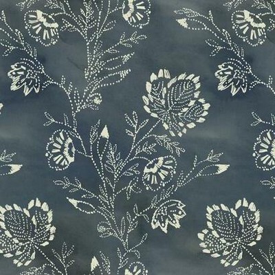 York Wallcovering Barbier Wallpaper Blue