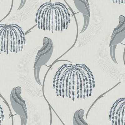 York Wallcovering Blaise Wallpaper Blue/Gray