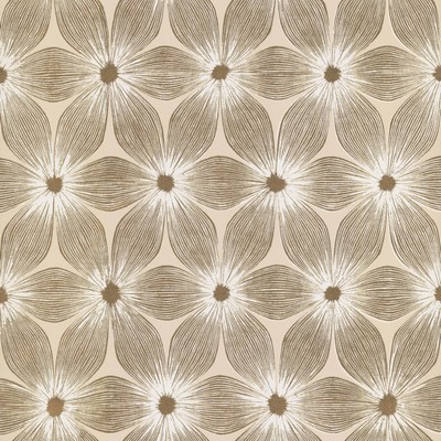 York Wallcovering Everlasting Wallpaper Beige/Gold