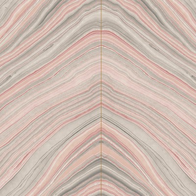 York Wallcovering Onyx Strata Wallpaper Coral