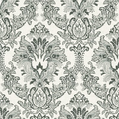 York Wallcovering Bold Brocade Wallpaper Black