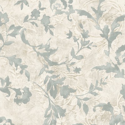 York Wallcovering Vine Silhouette Wallpaper Grey
