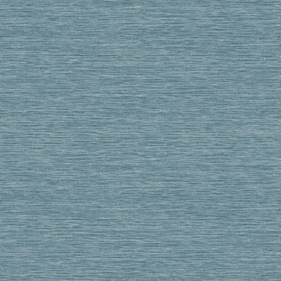York Wallcovering Challis Woven Wallpaper Blue