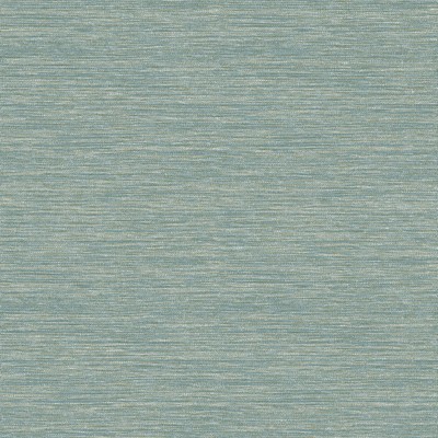 York Wallcovering Challis Woven Wallpaper Teal