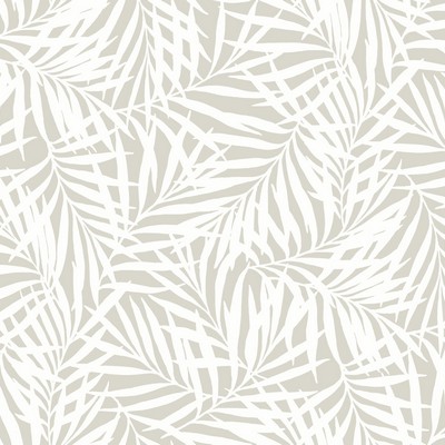 York Wallcovering Oahu Fronds Wallpaper Cream/Off White