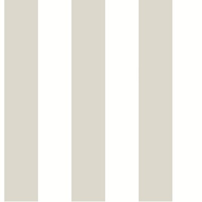 York Wallcovering Awning Stripe Wallpaper Cream