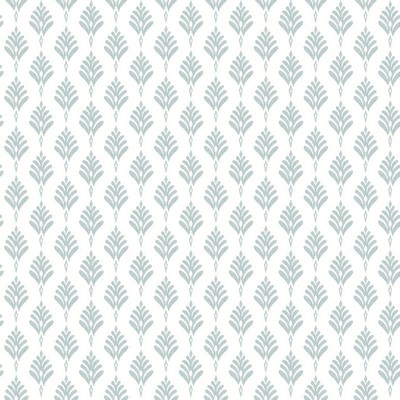 York Wallcovering French Scallop Wallpaper Light Gray
