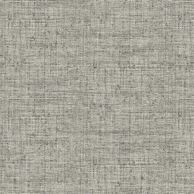 York Wallcovering Papyrus Weave Wallpaper Charcoal