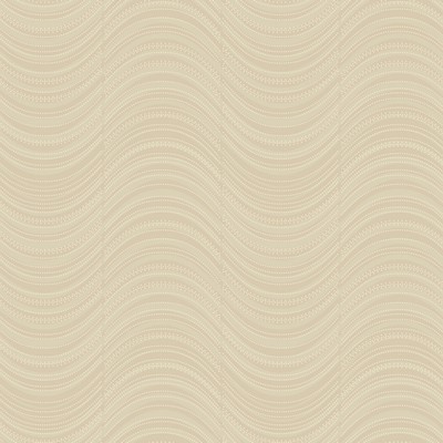 York Wallcovering Meander Wallpaper metallic taupe, taupe, silver glass beads
