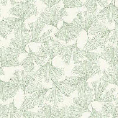 York Wallcovering Ginkgo Toss Wallpaper Green