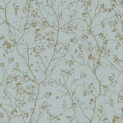 York Wallcovering Luminous Branches Wallpaper Blue/Gold