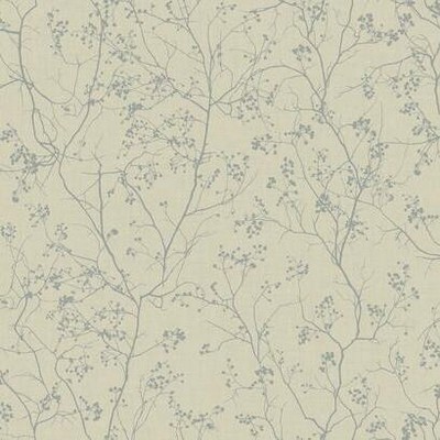 York Wallcovering Luminous Branches Wallpaper Taupe/Silver