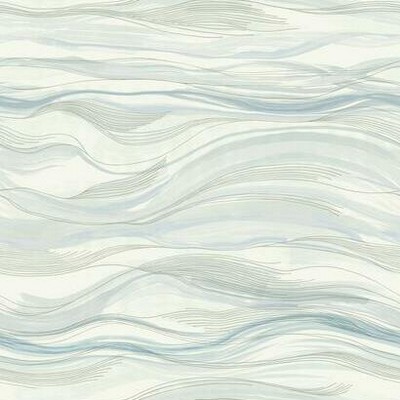 York Wallcovering Currents Wallpaper Mural Blue