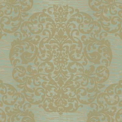 York Wallcovering Marquette 6 Spa Blue