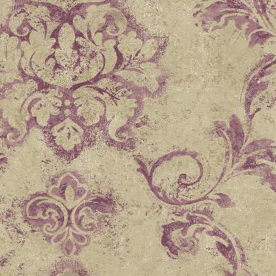 York Wallcovering Andalucia 18 Beige/Orchid