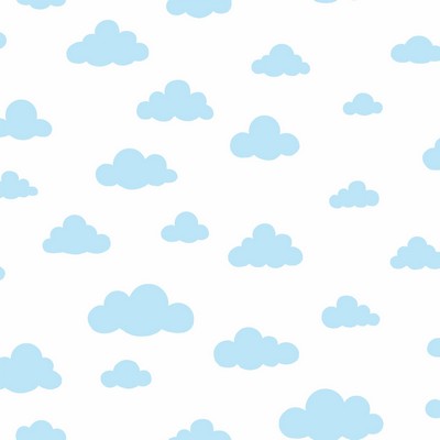 York Wallcovering Disney Winnie the Pooh Cloud Wallpaper Blue